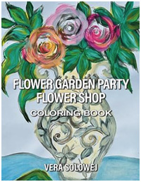 Flower Garden Party Coloring Book